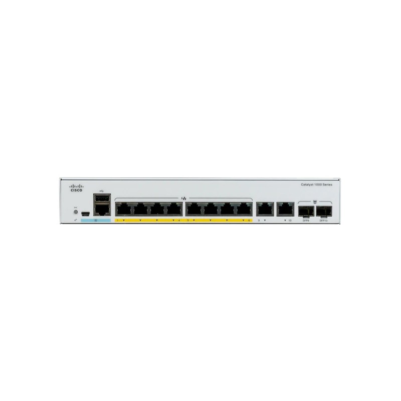 Коммутатор Cisco C1000-8T-2G-L