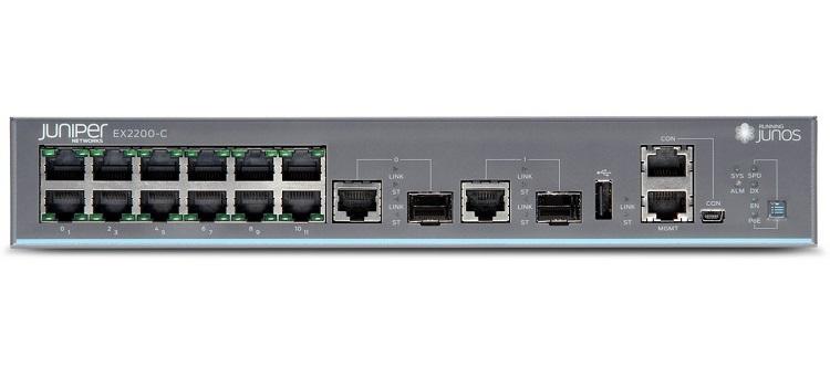 Коммутатор Juniper EX2200-C-12P-2G