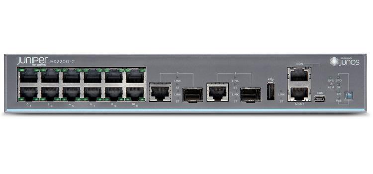 Коммутатор Juniper EX2200-C-12T-2G