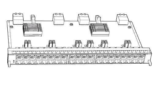 Интерфейсный модуль Juniper MIC-3D-40GE-TX
