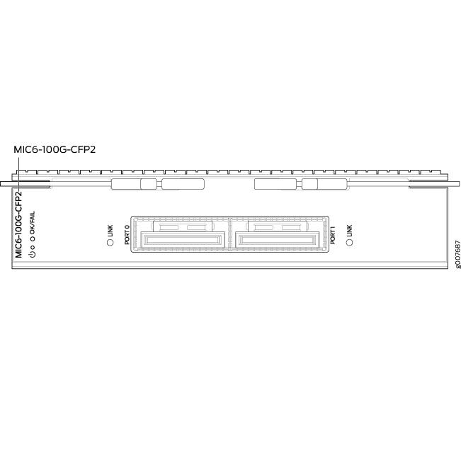Интерфейсный модуль Juniper MIC6-100G-CFP2